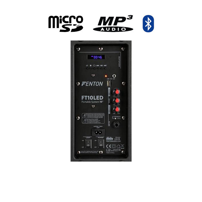 Fenton FT10LED 70W RMS MOBILE